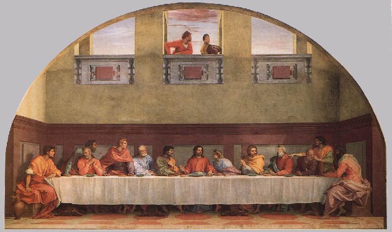Andrea del Sarto The Last Supper ffgg Sweden oil painting art